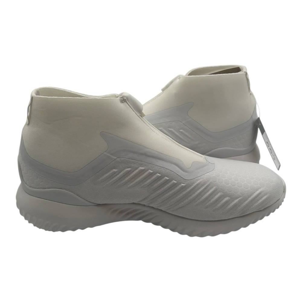 Adidas Kith x AlphaBounce Zip Shoes Mens Sz 10.5 Crystal White Sneakers DA9707 - Picture 7 of 15